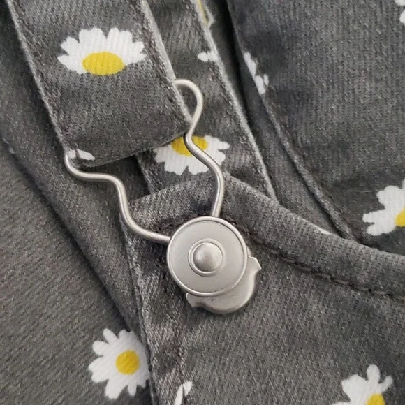 Little Girls Floral Overall Dress NWT - Picture 3 of 3